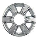 17 Inch, Chrome Plated, Plastic, Set Of 4, Not Compatible With Steel Wheels