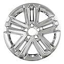 18 Inch, 5 Split Spokes, Snap-On/Lug Hug, Plated, Chrome, Abs Plastic, Set Of 4