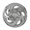 16 Inch, 5 Directional Spokes, Snap-On, Plated, Chrome, Abs Plastic, Set Of 4