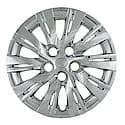 16 Inch, 10 Split Spoke, Silver, Plastic, Set Of 4, Standard Leg