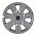 18 Inch, 7 Double Spokes, Snap-On, Plated, Chrome, Abs Plastic, Set Of 4