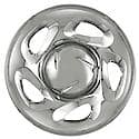 16", 5 Directional Spoke, Chrome, Plastic, Set Of 4, Compatible With Steel Wheel