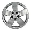 16 Inch, 5 Spoke, Silver, Plastic, Set Of 4, For 3251 Wheels, Lug Covers