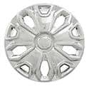 16 Inch, 5 Split Spoke, Silver, Plastic, Set Of 4, Standard Leg