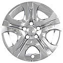 17 Inch, 5 Spoke, Silver, Plastic, Set Of 4, Bolt On