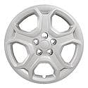 17 Inch, 5 Spoke, Silver, Plastic, Set Of 4