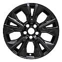 18", 5 V-Spoke, Gloss Black, Plastic, Set Of 4, Not Compatible With Steel Wheels