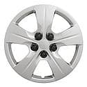 15 Inch, 5 Spoke, Silver, Plastic, Set Of 4