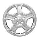 17 Inch, 5 Spoke, Chrome Plated, Plastic, Set Of 4