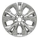 18", 5 V-Spoke, Chrome, Plastic, Set Of 4, Not Compatible With Steel Wheels