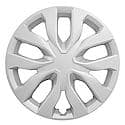 17 Inch, 10 Spoke, Silver, Plastic, Set Of 4