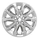 17", 5 V-Spoke, Chrome, Plastic, Set Of 4, Not Compatible With Steel Wheels