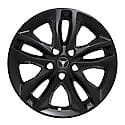 17", 10 Spoke, Gloss Black, Plastic, Set Of 4, Not Compatible With Steel Wheels