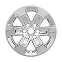 18 Inch, 6 Spokes, Snap-On, Plated, Chrome, Abs Plastic, Set Of 4