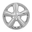 18", 5 Spoke, Chrome Plated, Plastic, Set Of 4, Not Compatible With Steel Wheels