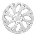 16 Inch, 16 Spoke, Silver Color, Plastic, Set Of 4