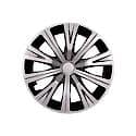 16 Inch, 10 Spoke, Silver, Plastic, Set Of 4