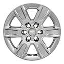 20", 6 Spoke, Chrome Plated, Plastic, Set Of 4, Not Compatible With Steel Wheels