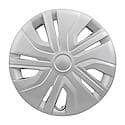 14 Inch, 10 Spoke, Silver, Plastic, Set Of 4