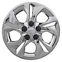 15 Inch, 5 Split Spoke, Chrome Plated, Plastic, Set Of 4