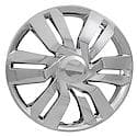 15 Inch, 6 Double Spoke, Silver, Plastic, Set Of 4