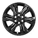 18 Inch, 6 Split Spoke, Gloss Black, Plastic, Set Of 4