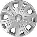 16", 5 Split Spoke, Painted, Silver, Automotive Grade Abs, Set Of 4