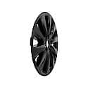 17 Inch, 10 Spokes, Snap-On, Painted, Gloss Black, Abs Plastic, Set Of 4