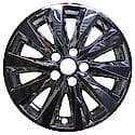 17", 10 Spoke, Chrome Plated, Abs, Set Of 4, Not Compatible With Steel Wheels