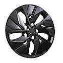 16", 5 Split Spoke, Gloss Black, Automotive Grade Abs, Set Of 4