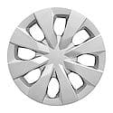 15 Inch, Eight Spoke, Painted Silver, Abs Plastic, Set Of 4