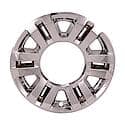 17", 6 Split Spokes, Snap-On, Plated, Chrome, Abs Plastic, Set Of 4