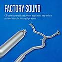 Direct Fit Exhaust Resonator and Pipe Assembly 2.25" Outlet (OD)