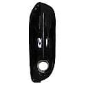 Driver Side Fog Light Bezel, Black With Chrome Molding