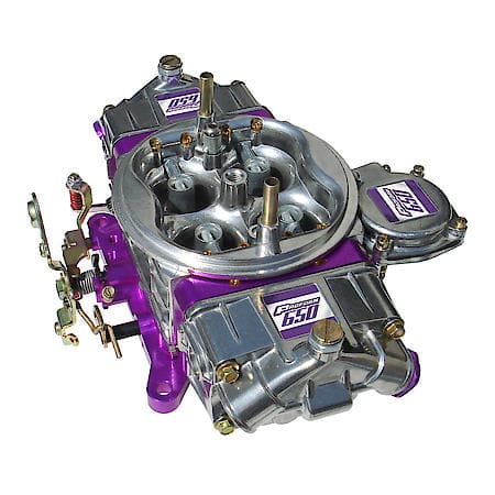 Race Series 67204 Carburetor: 650 CFM, 4 Barrel, Square Bore, No Choke, Dual Inlet