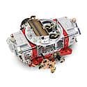 Performance and Race Carburetor: 850 CFM, Electric Choke, 4 Barrel, Square Bore, Dual Inlet, Shiny