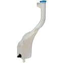 Windshield Washer Fluid Reservoir: White, Plastic, Original Equipment Replacement