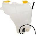 Non-Pressurized Coolant Reservoir: White, Plastic, Original Equipment Replacement