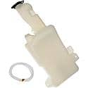 Windshield Washer Fluid Reservoir: White, Plastic, Original Equipment Replacement