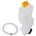 Windshield Washer Fluid Reservoir: White, Plastic, Original Equipment Replacement