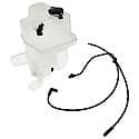 Windshield Washer Fluid Reservoir: White, Plastic, Original Equipment Replacement