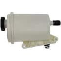 Power Steering Fluid Reservoir: Clear, Plastic, Original Equipment Replacement