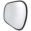 Plastic Backed Door Mirror Glass