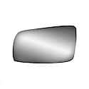 Passenger Car Replacement Mirror: Driver Side, Flat, Includes Backing Plate