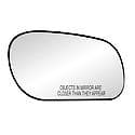 Passenger Car Replacement Mirror: Passenger Side, Convex, Includes Backing Plate