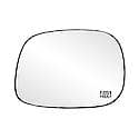 Truck/ SUV Replacement Mirror: Driver Side, Flat, Includes Backing Plate