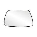 Truck/ SUV Replacement Mirror: Driver Side, Flat, Includes Backing Plate