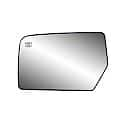 Truck/ SUV Replacement Mirror: Driver Side, Flat, Includes Backing Plate