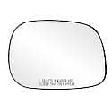 Truck/ SUV Replacement Mirror: Passenger Side, Convex, Includes Backing Plate