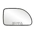 Passenger Car Replacement Mirror: Passenger Side, Convex, Includes Backing Plate